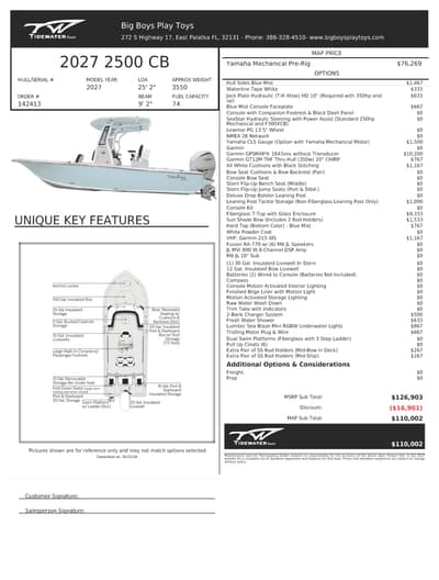 BOATZON | Tidewater Boats 2500 2027