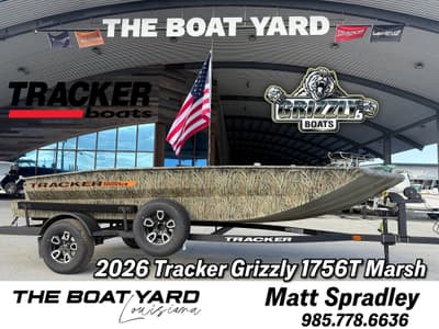 BOATZON | Tracker Boats Grizzly 1756T Marsh 2026