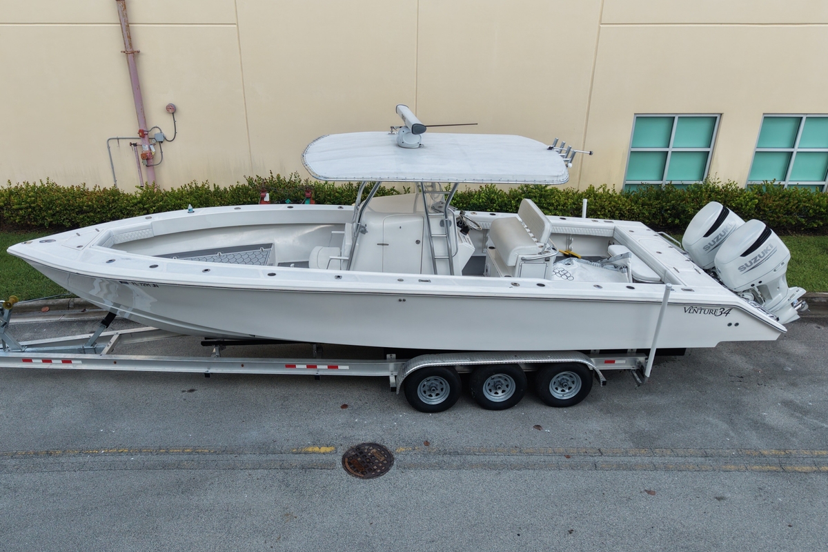 1997 Venture 34 Center Console - Sold Boat