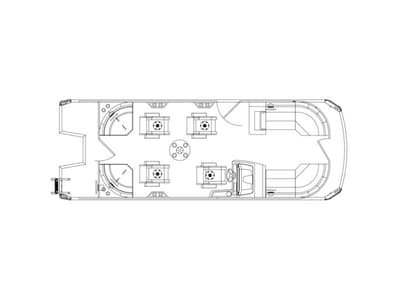 BOATZON | Viaggio by Misty Harbor X22Q TriToon 25 Tubes 2025