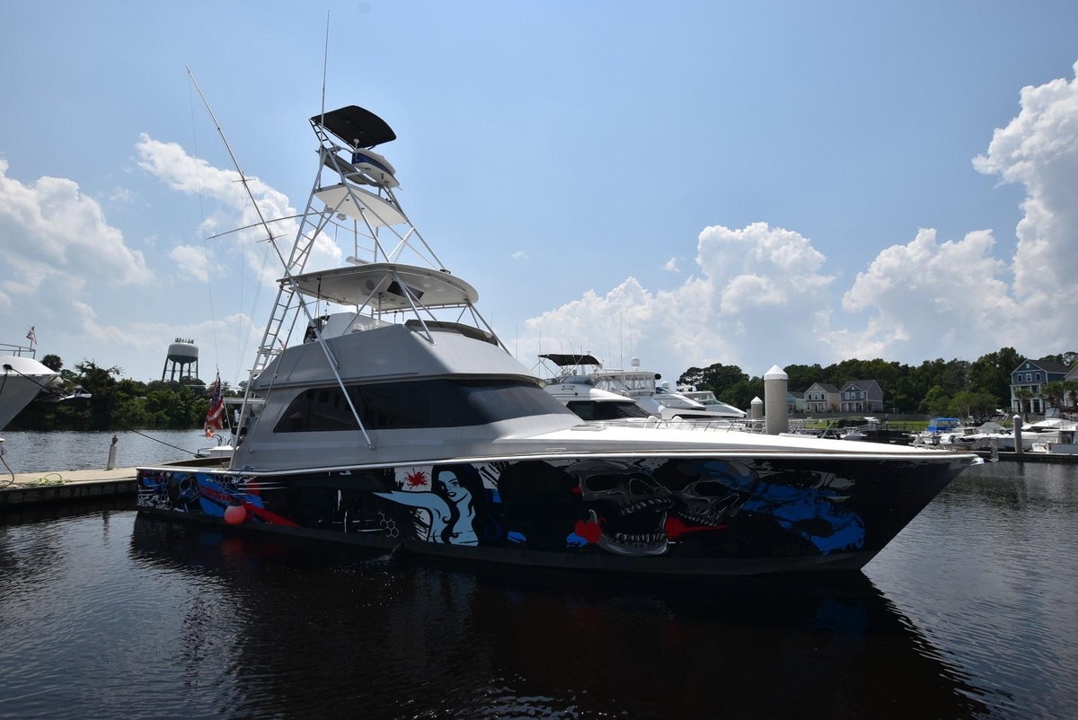 1997 Viking 50 Convertible - Sold Boat