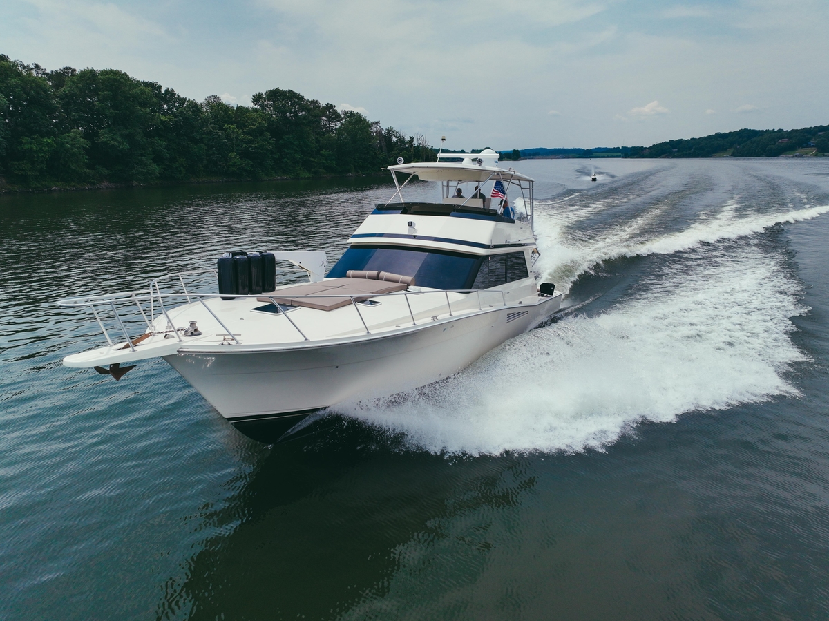 1990 Viking 53 Convertible - Sold Boat