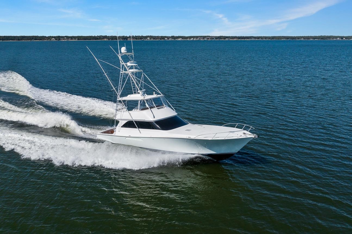 2002 Viking 61 Convertible - Sold Boat