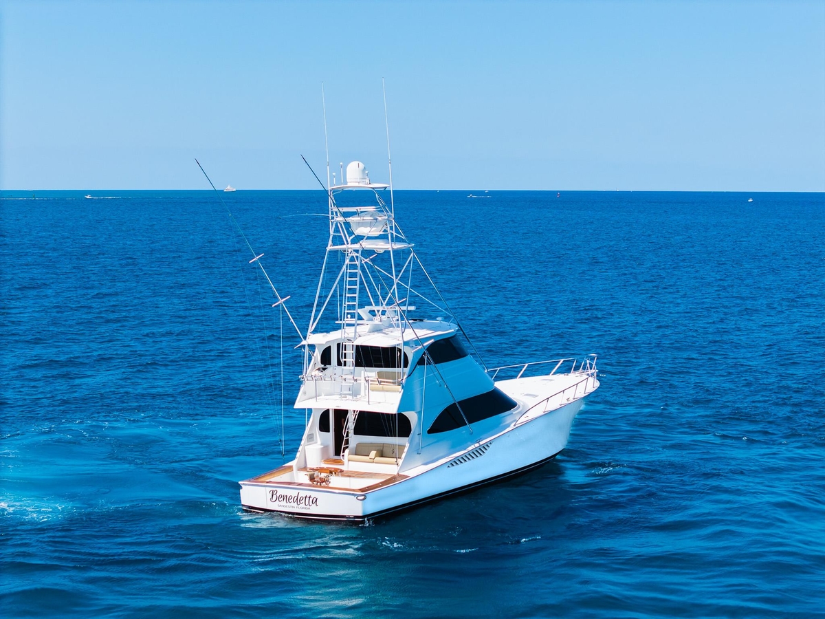 2012 Viking 70 Enclosed Bridge - Sold Boat