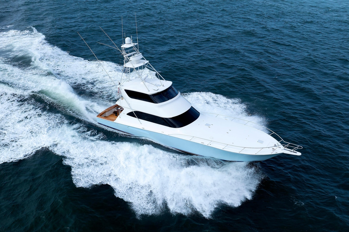 2009 Viking 74 Enclosed Bridge - Sold Boat