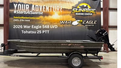 BOATZON | War Eagle 548LDV WTohatsu 25 2026