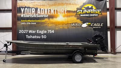 BOATZON | War Eagle 754 LDV W Tohatsu 50 Full Skin Out 2027
