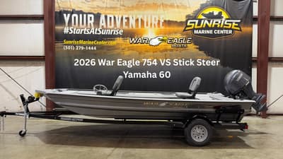 BOATZON | War Eagle 754 VS Stick Steer W Yamaha 60 2026