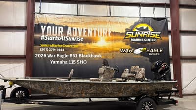 BOATZON | War Eagle 961 Blackhawk W Yamaha 115 SHO 2026