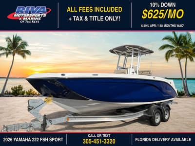 BOATZON | Yamaha Boats 222 FSH Sport 2026