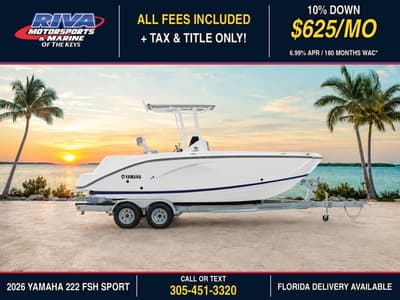 BOATZON | Yamaha Boats 222 FSH Sport 2026