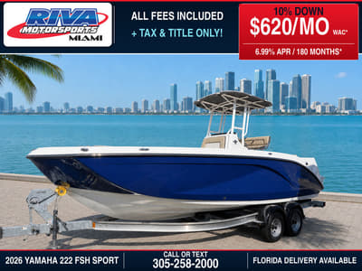 BOATZON | Yamaha Boats 222 FSH Sport 2026