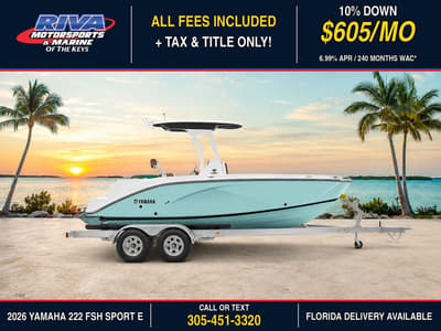BOATZON | Yamaha Boats 222 FSH Sport E 2026