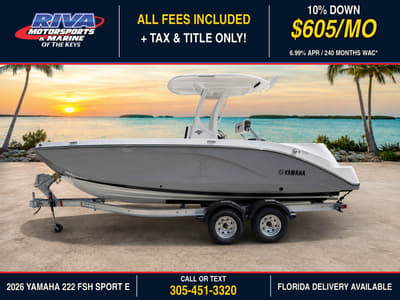 BOATZON | Yamaha Boats 222 FSH Sport E 2026