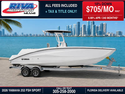 BOATZON | Yamaha Boats 252 FSH Sport 2026