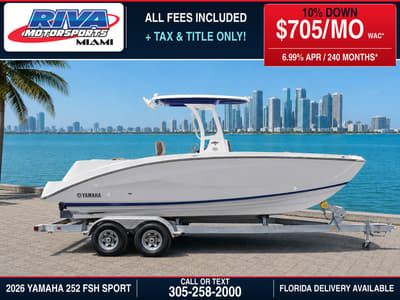 BOATZON | Yamaha Boats 252 FSH Sport 2026