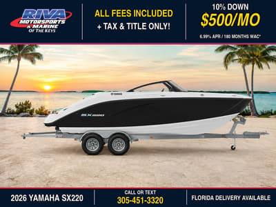 BOATZON | Yamaha Boats SX220 2026