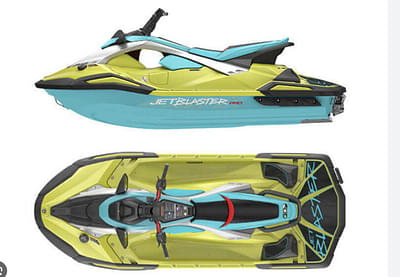 BOATZON | Yamaha Jet Blaster PRO 3UPLunar YellowMint 2025 BOATZON | Yamaha Jet Blaster PRO 3UPLunar YellowMint 2025