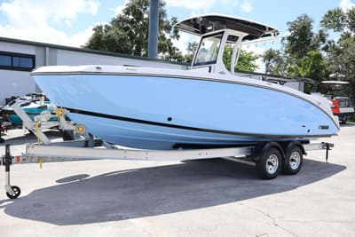 BOATZON | Yamaha Marine 255 FSH SPORT HPOWDER BLUEALUMINUM 2026