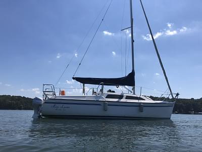 BOATZON | 2003 Catalina 250 Water Ballast Sailboat with 2021 Honda 99 and trailer