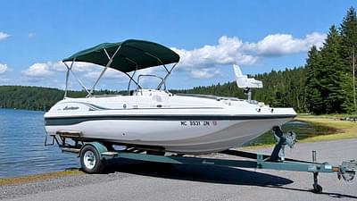 BOATZON | 2004 Godfrey Hurricane Deck Boat BOATZON | 2004 Godfrey Hurricane Deck Boat