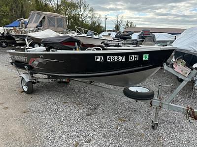 BOATZON | 2011 Alumacraft V 14 Deep V Tiller 15 Transom  Trailer