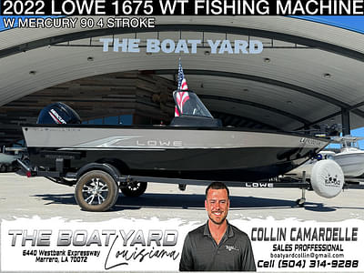 BOATZON | 2022 Lowe Fishing Machine 1675 WT