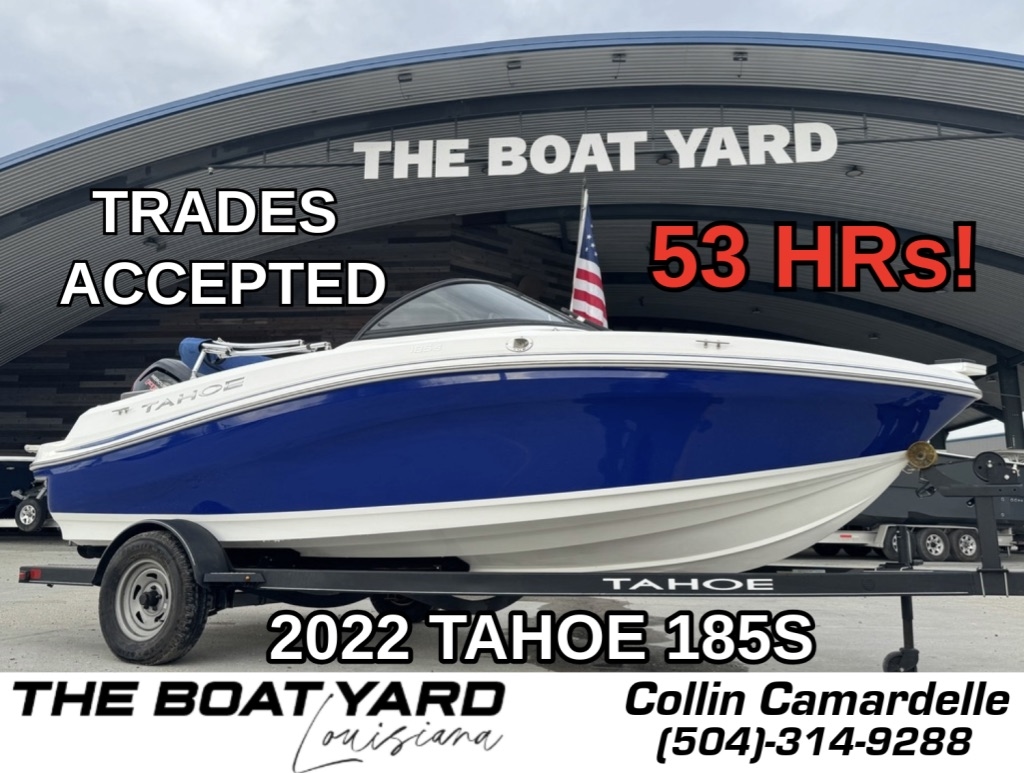 2022 Tahoe Tahoe 185 S 2022 - Sold Boat