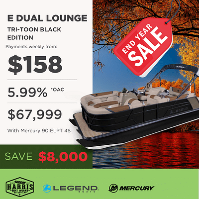 BOATZON | 2023 Legend E 23 DUAL LOUNGE PRO BLACK