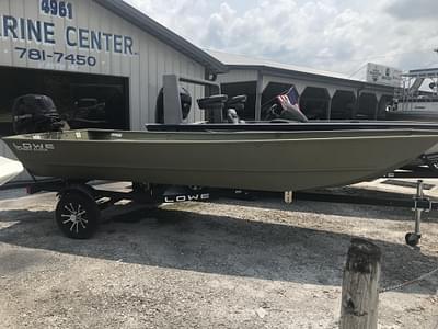 BOATZON | 2023 Lowe 164AM AURA 16  Jon utlity boat  2023 Trailer with 35 Tohatsu Jet