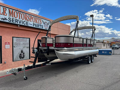 BOATZON | 2024 Bentley Pontoons LEGACY 223 CRUISE w250HP MERC  YACHT CLUB TRAILER