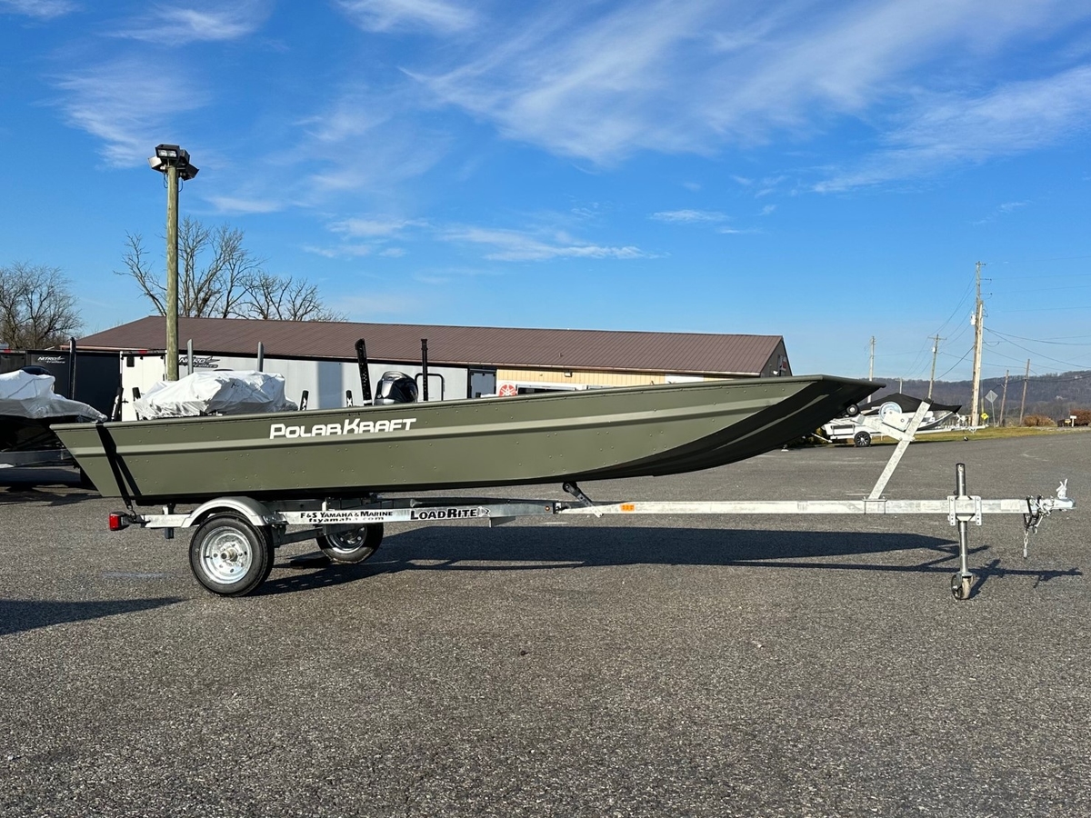 2024 Polar Kraft Polar Kraft MV1648 Jon Boat 20 transom with Trailer In stock 2024 - Sold Boat