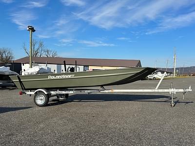 BOATZON | 2024 Polar Kraft MV1648 Jon Boat 20 transom with Trailer In stock