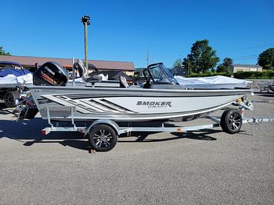 BOATZON | 2024 Smoker Craft Ultima 172 walk thru windshield w Yamaha 115 In stock