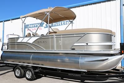 BOATZON | 2024 Sylvan Mirage 822 Party Fish TriToonIncludes Custom Trailer