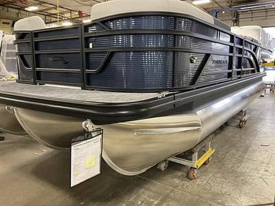 BOATZON | 2025 Bennington 22 SSR Quad Bench Tritoon with Yamaha F150HP In Stock