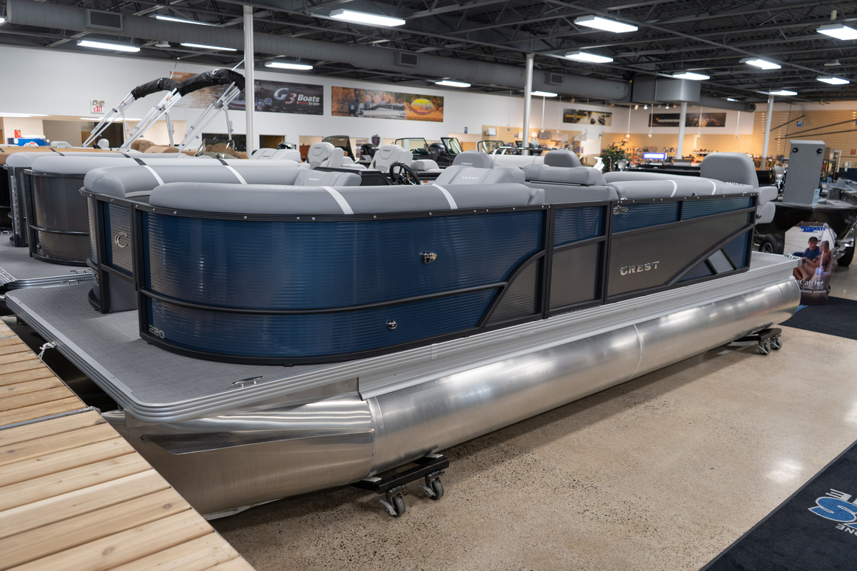 2025 Crest Pontoons Crest Pontoons Classic 220 Fish 2025 - Sold Boat