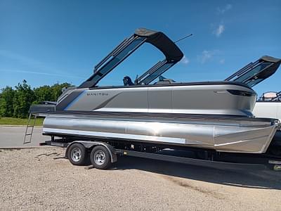 BOATZON | 2025 Manitou 22 Explore Navigator Stealth BOATZON | 2025 Manitou 22 Explore Navigator Stealth