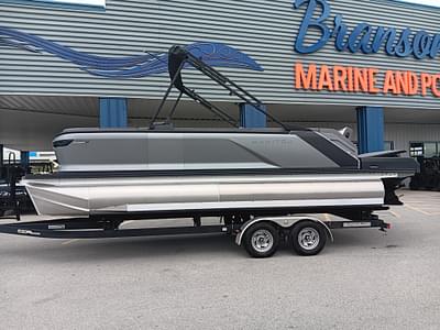 BOATZON | 2025 Manitou 22 Explore Switchback Stealth BOATZON | 2025 Manitou 22 Explore Switchback Stealth
