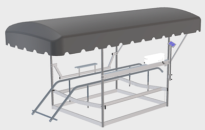 BOATZON | 2025 ShoreStation 6000lb hydraulic lift with toon rails