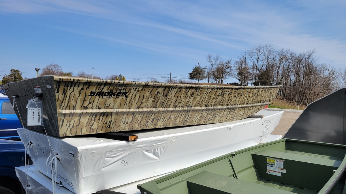 2025 Smoker Craft Smoker Craft 1648 jon boat 16 48 bottom width 20 transom In stock 2025 - Sold Boat