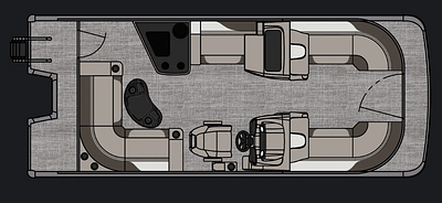 BOATZON | 2025 Tahoe Pontoons Elite Windshield BOATZON | 2025 Tahoe Pontoons Elite Windshield