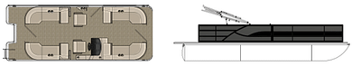 BOATZON | 2026 Bentley Pontoons Navigator 223 DF150ATLSS5 BOATZON | 2026 Bentley Pontoons Navigator 223 DF150ATLSS5