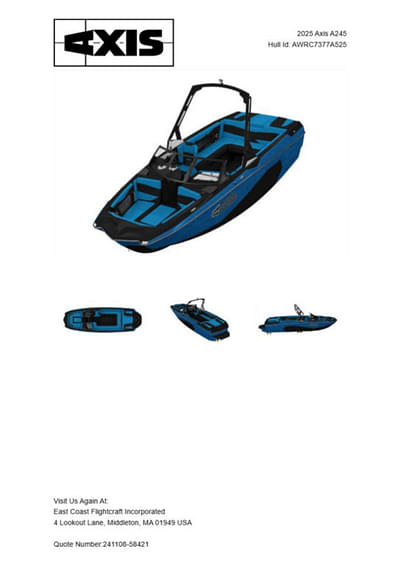 BOATZON | Axis Wake Research A245 2025