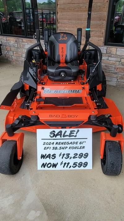 BOATZON | BAD BOY RENEGADE 61 KOHLER 385 EFI 2024 BOATZON | BAD BOY RENEGADE 61 KOHLER 385 EFI 2024