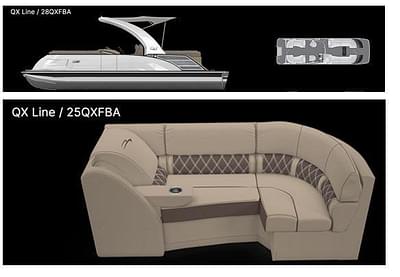 BOATZON | Bennington 28 QX Fast back Arch Triple Pontoon 2023