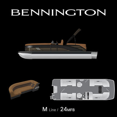 BOATZON | Bennington M Quad Bench 24 MFB 2025