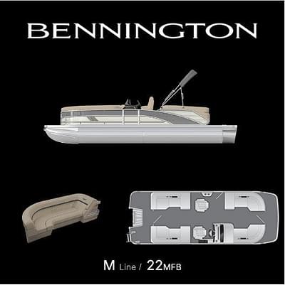 BOATZON | Bennington M Series 22 MFast Back Quad Bench 2025