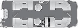 BOATZON | Bennington M Series 22 MFast Back Quad Bench 2025 BOATZON | Bennington M Series 22 MFast Back Quad Bench 2025