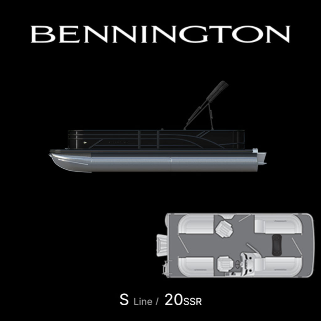 2026 Bennington S Quad Bench 20 SSR SPS 3 - Sold Boat